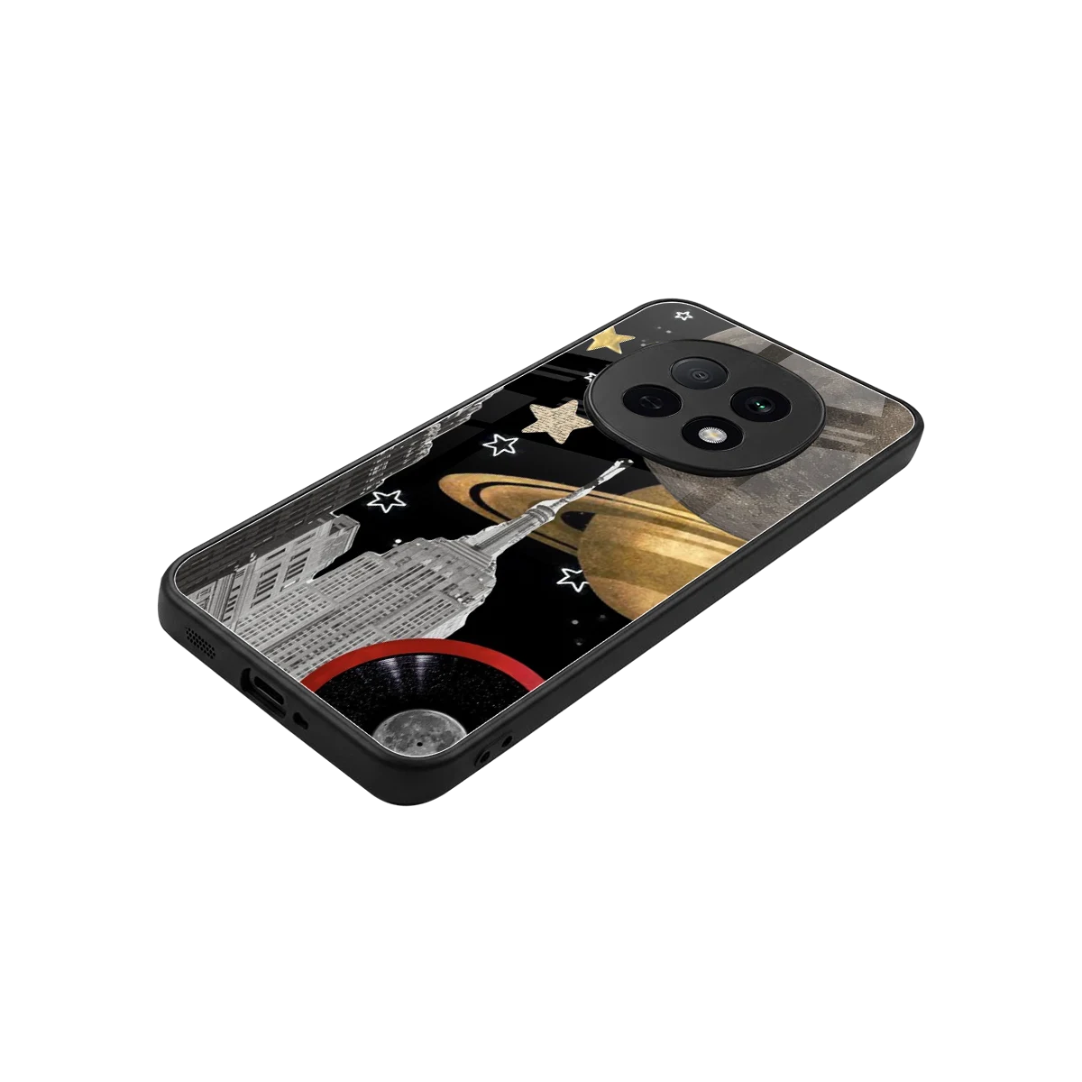 City Cosmos stylish phone case for oppo f29 pro 5g | glossy glass and slim fit