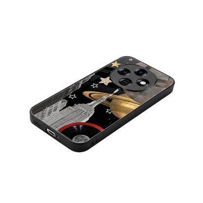 City Cosmos stylish phone case for oppo f31 pro 5g | glossy glass and slim fit