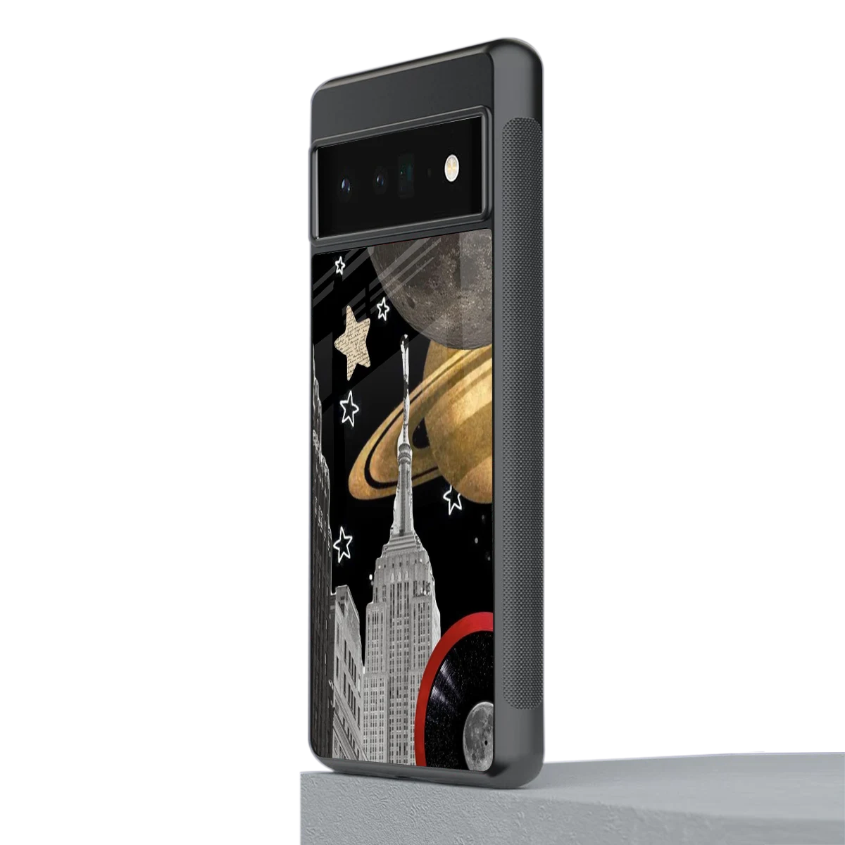 City Cosmos stylish phone case for google pixel 6 pro | glossy glass and slim fit