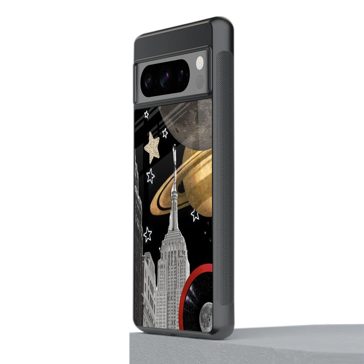 City Cosmos stylish phone case for google pixel 8 pro | glossy glass and slim fit