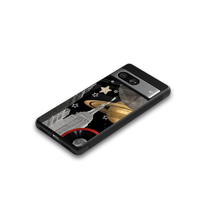 City Cosmos google pixel 8 mobile cover | shockproof glass phone case