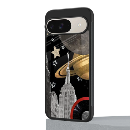 City Cosmos google pixel 9 mobile cover | shockproof glass phone case
