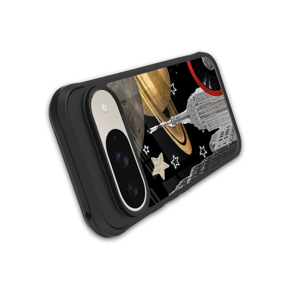 City Cosmos stylish phone case for google pixel 9 | glossy glass and slim fit