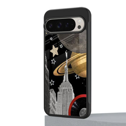 City Cosmos google pixel 9 pro xl mobile cover | shockproof glass phone case
