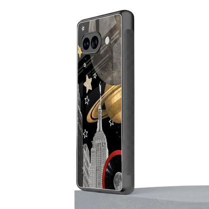 City Cosmos google pixel 9a mobile cover | shockproof glass phone case