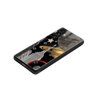 City Cosmos stylish phone case for samsung galaxy a37 5g | glossy glass and slim fit