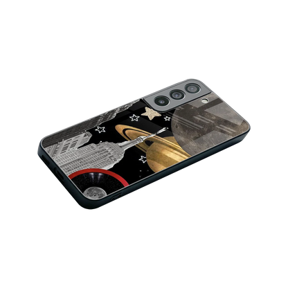 City Cosmos stylish phone case for samsung galaxy s22 | glossy glass and slim fit