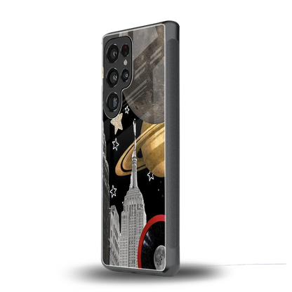 City Cosmos samsung galaxy s25 ultra mobile cover | shockproof glass phone case