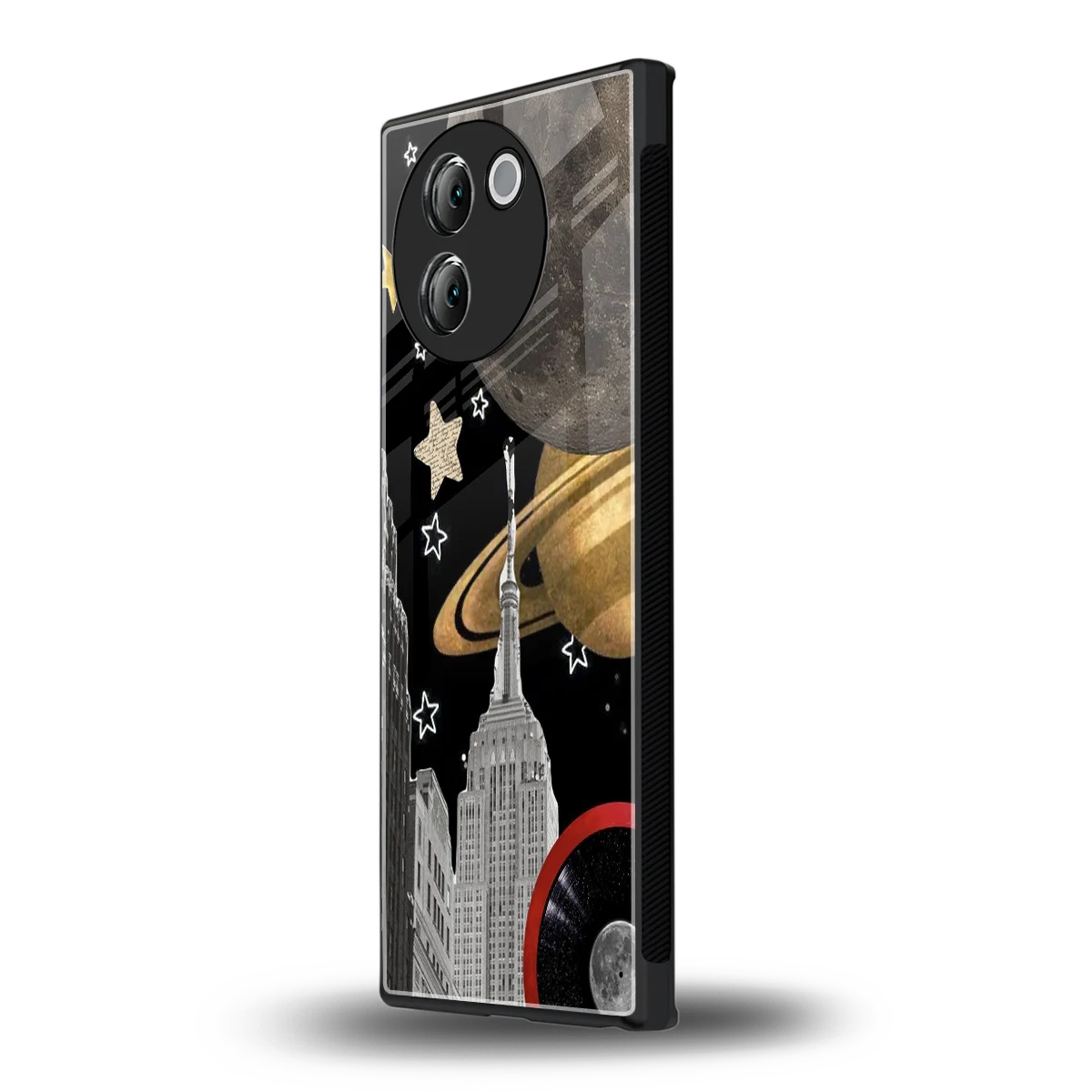 City Cosmos vivo v30e mobile cover | shockproof glass phone case