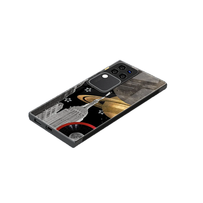 City Cosmos stylish phone case forvivo v30 pro | glossy glass and slim fit