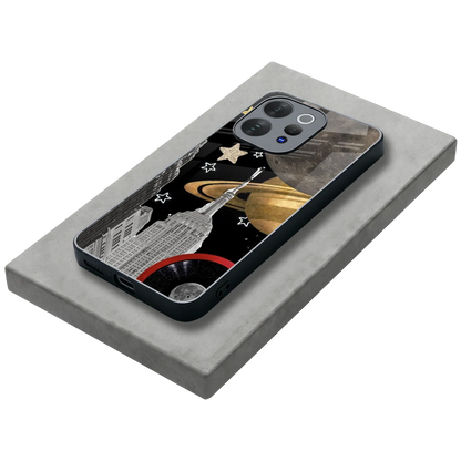 City Cosmos stylish phone case for vivo v70 elite | glossy glass and slim fit