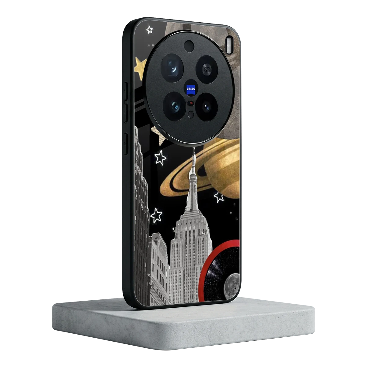 City Cosmos vivo x200 pro mobile cover | shockproof glass phone case