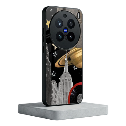 City Cosmos vivo x200 pro mobile cover | shockproof glass phone case