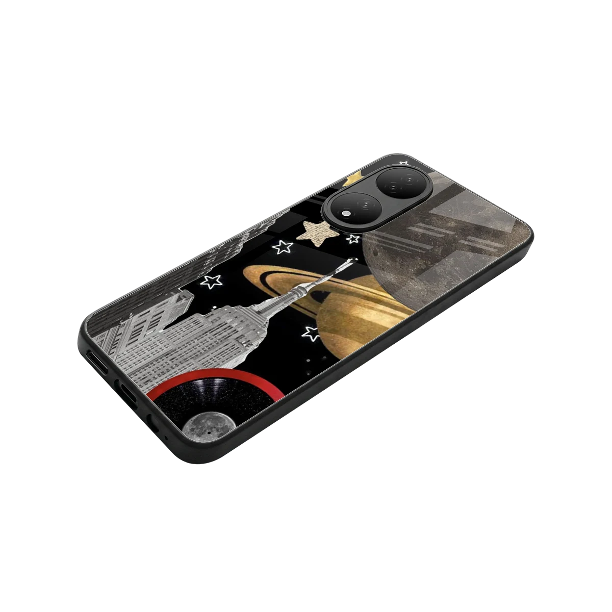 City Cosmos stylish phone case for Vivo-y100 | glossy glass and slim fit