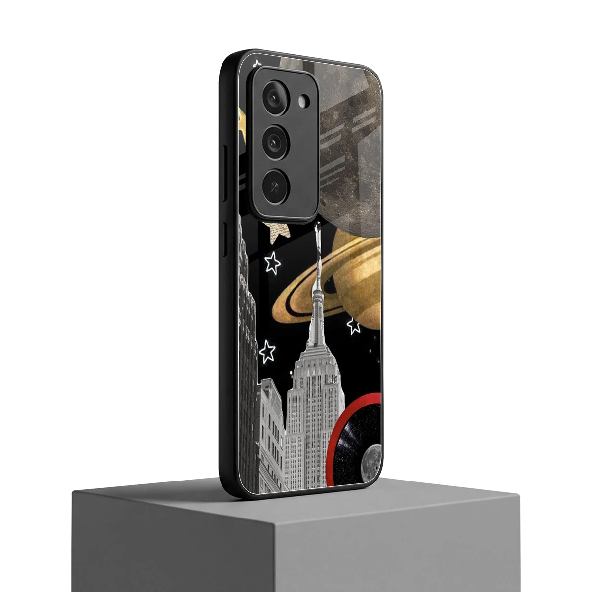 City Cosmos redmi 15 5g mobile cover | shockproof glass phone case