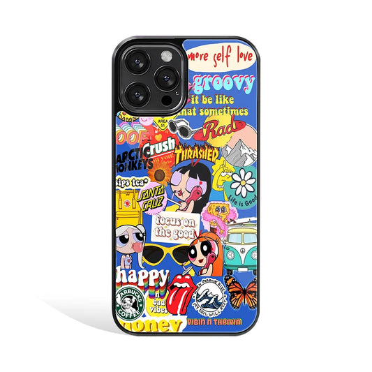 Premium Glass Back Mobile Phone Cover for iPhone, Samsung, OnePlus, Google Pixel, Redmi, Oppo, Vivo & Realme