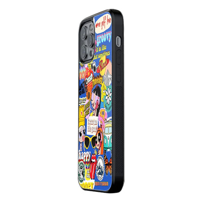 Trendy Glass Back Mobile Case for iPhone, Samsung, Redmi, OnePlus, Google Pixel, Motorola