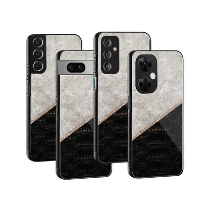 Stylish Glass Back Case for All Smartphones iPhone, Samsung, OnePlus, Pixel, Redmi, Oppo, Vivo, Motorola