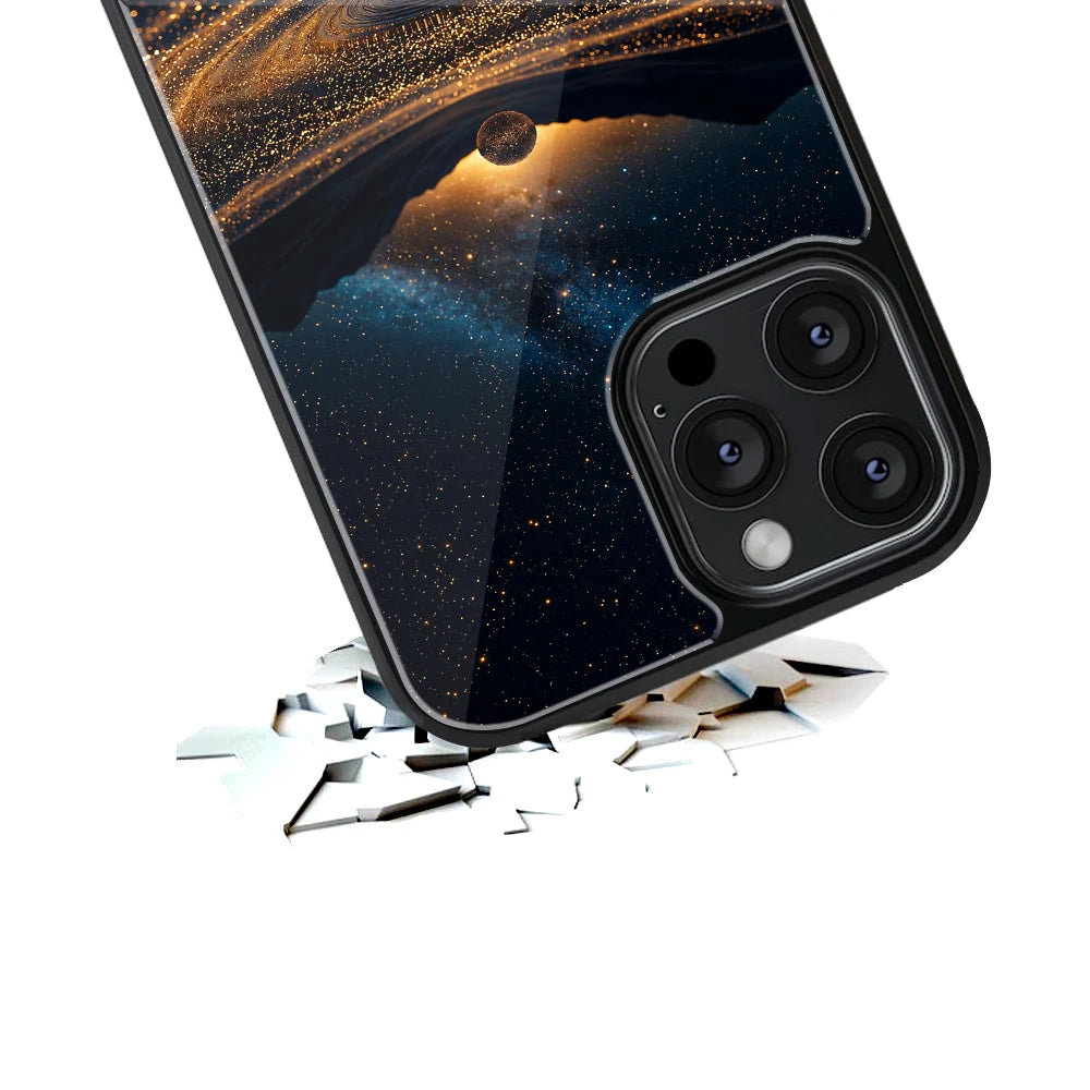 Durable Glass Back Mobile Case for iPhone, Samsung, OnePlus, Google Pixel, Redmi, Vivo, Oppo