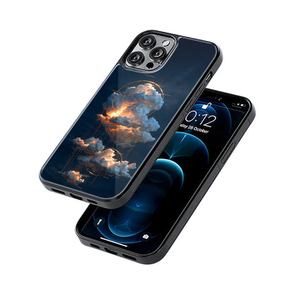 Protective Glass Back Phone Case Compatible with iPhone, Samsung, OnePlus, Pixel & More