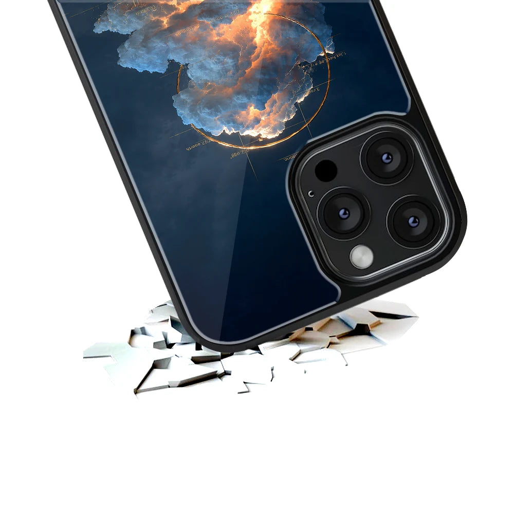 Durable Glass Back Mobile Case for iPhone, Samsung, OnePlus, Google Pixel, Redmi, Vivo, Oppo