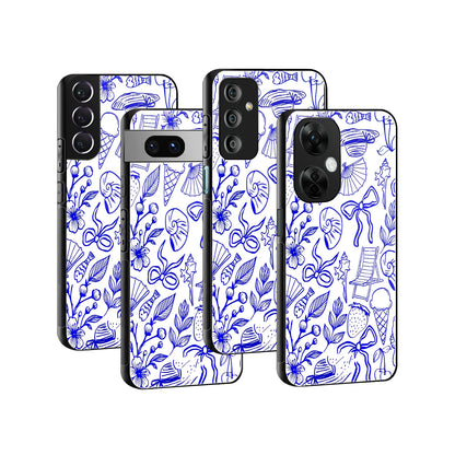 Stylish Glass Back Case for All Smartphones iPhone, Samsung, OnePlus, Pixel, Redmi, Oppo, Vivo, Motorola