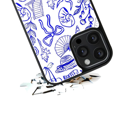 Durable Glass Back Mobile Case for iPhone, Samsung, OnePlus, Google Pixel, Redmi, Vivo, Oppo