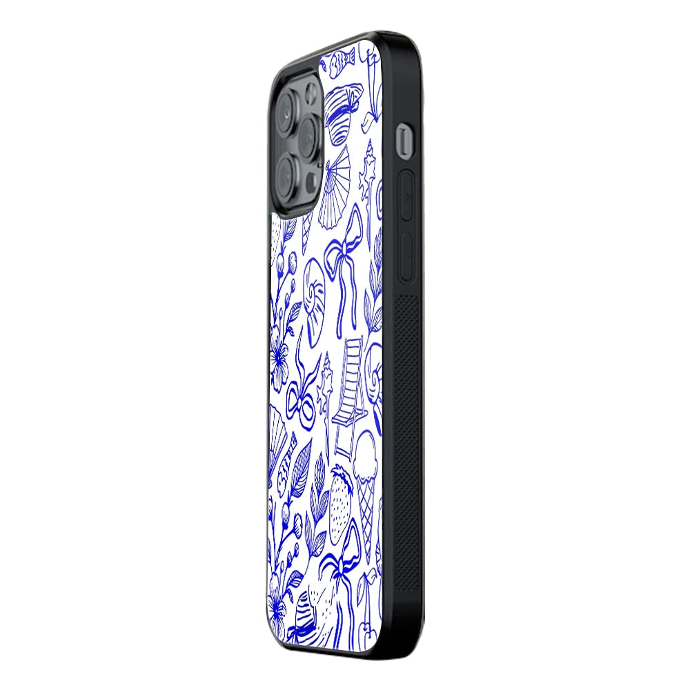 Trendy Glass Back Mobile Case for iPhone, Samsung, Redmi, OnePlus, Google Pixel, Motorola