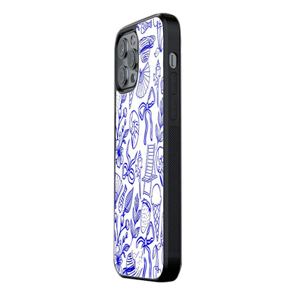 Trendy Glass Back Mobile Case for iPhone, Samsung, Redmi, OnePlus, Google Pixel, Motorola