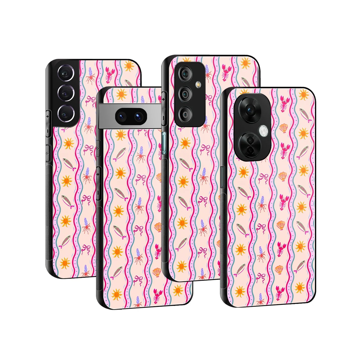Stylish Glass Back Case for All Smartphones iPhone, Samsung, OnePlus, Pixel, Redmi, Oppo, Vivo, Motorola