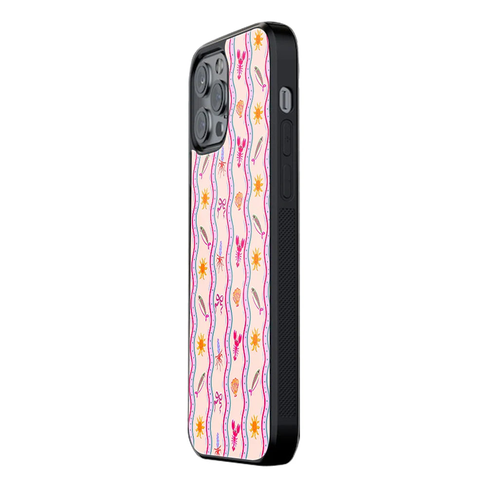 Trendy Glass Back Mobile Case for iPhone, Samsung, Redmi, OnePlus, Google Pixel, Motorola