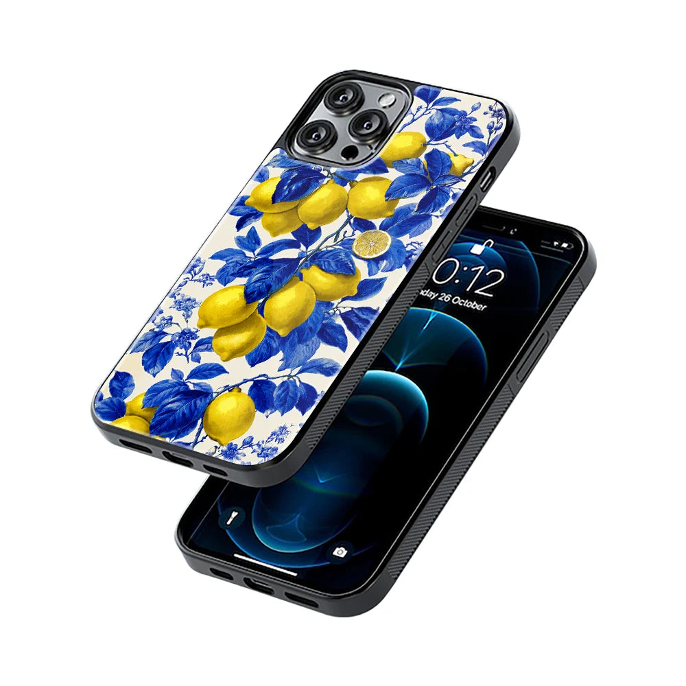 Protective Glass Back Phone Case Compatible with iPhone, Samsung, OnePlus, Pixel & More