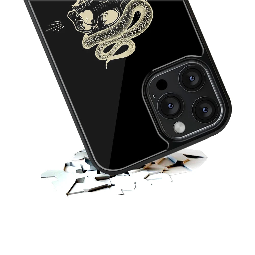 Durable Glass Back Mobile Case for iPhone, Samsung, OnePlus, Google Pixel, Redmi, Vivo, Oppo