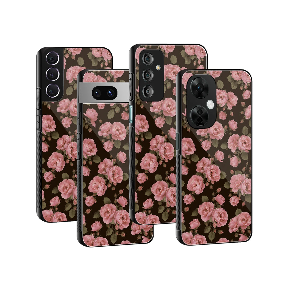 Stylish Glass Back Case for All Smartphones iPhone, Samsung, OnePlus, Pixel, Redmi, Oppo, Vivo, Motorola