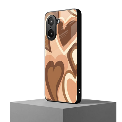 Cocoa Heartbeat oneplus nord ce5 5g mobile cover | shockproof glass phone case