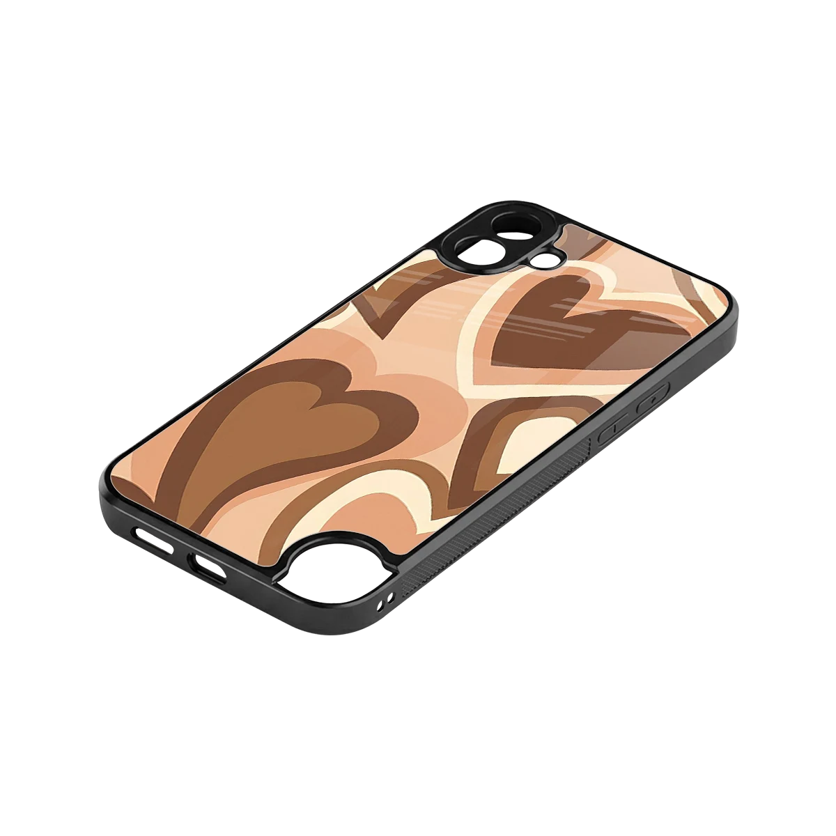 Cocoa Heartbeat stylish phone case for cmf nothing phone 1 | glossy glass and slim fit
