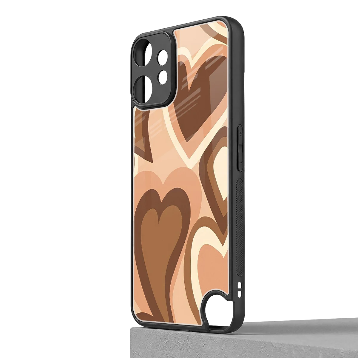 Cocoa Heartbeat cmf nothing phone 2 pro mobile cover | shockproof glass phone case