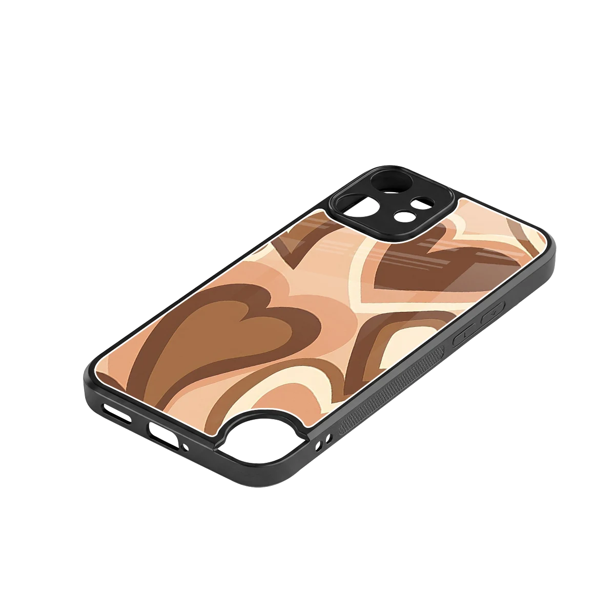 Cocoa Heartbeat stylish phone case for cmf nothing phone 2 pro | glossy glass and slim fit