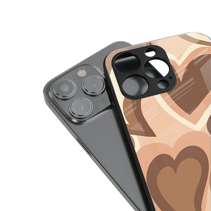 Cocoa Heartbeat stylish phone case for iphone 13 mini | glossy glass and slim fit