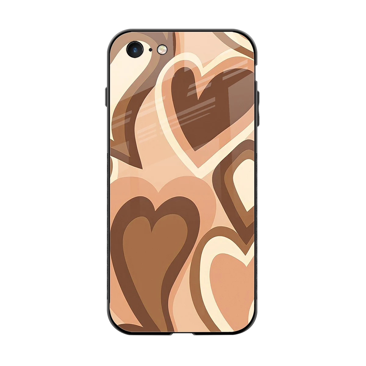 Cocoa Heartbeat back phone cover | glass case for iphone 6