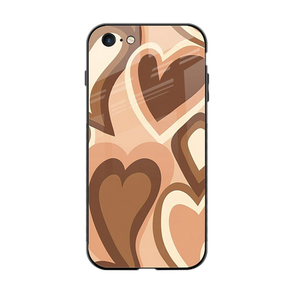 Cocoa Heartbeat back phone cover | glass case for iphone 6s plus