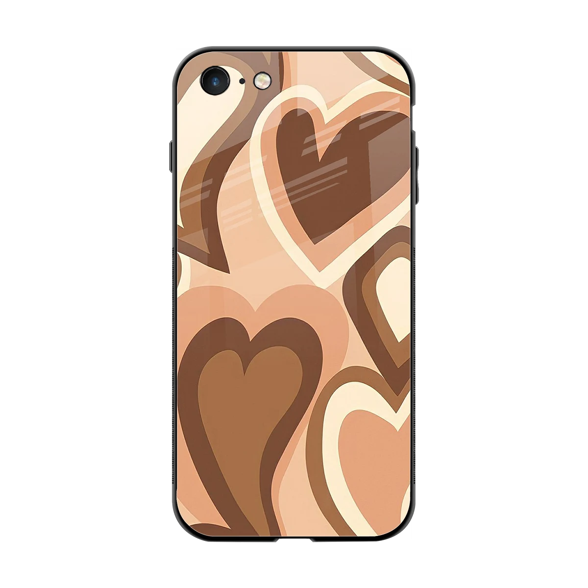 Cocoa Heartbeat back phone cover | glass case for iphone 7