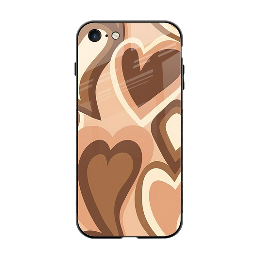 Cocoa Heartbeat back phone cover | glass case for iphone 7