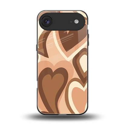 Cocoa Heartbeat back phone cover | glass case for iphone air