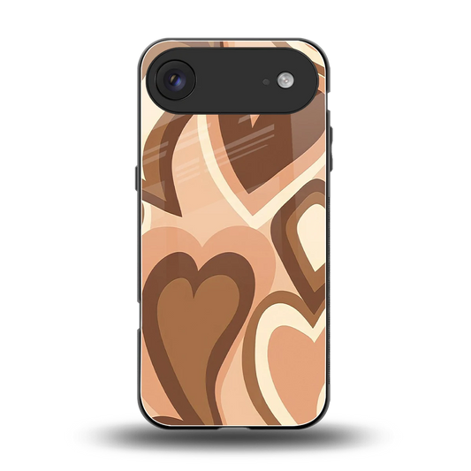 Cocoa Heartbeat back phone cover | glass case for iphone air