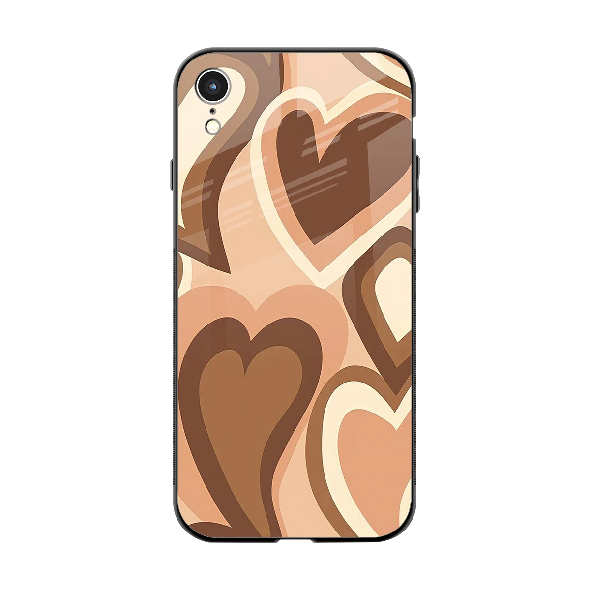 Cocoa Heartbeat back phone cover | glass case for iphone xr