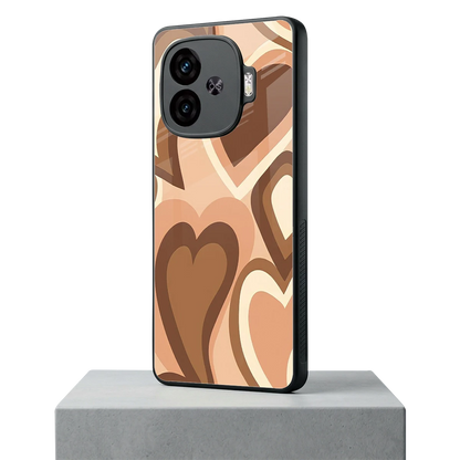 Cocoa Heartbeat iqoo neo 10r 5g mobile cover | shockproof glass phone case
