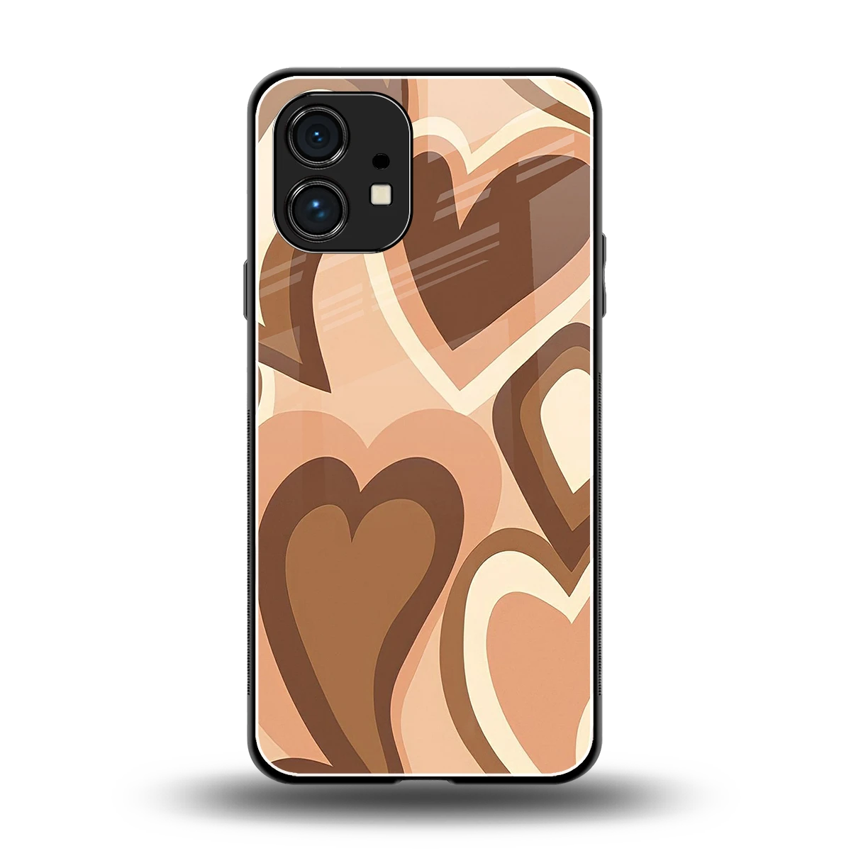 Cocoa Heartbeat back phone cover | glass case for nothing phone 1