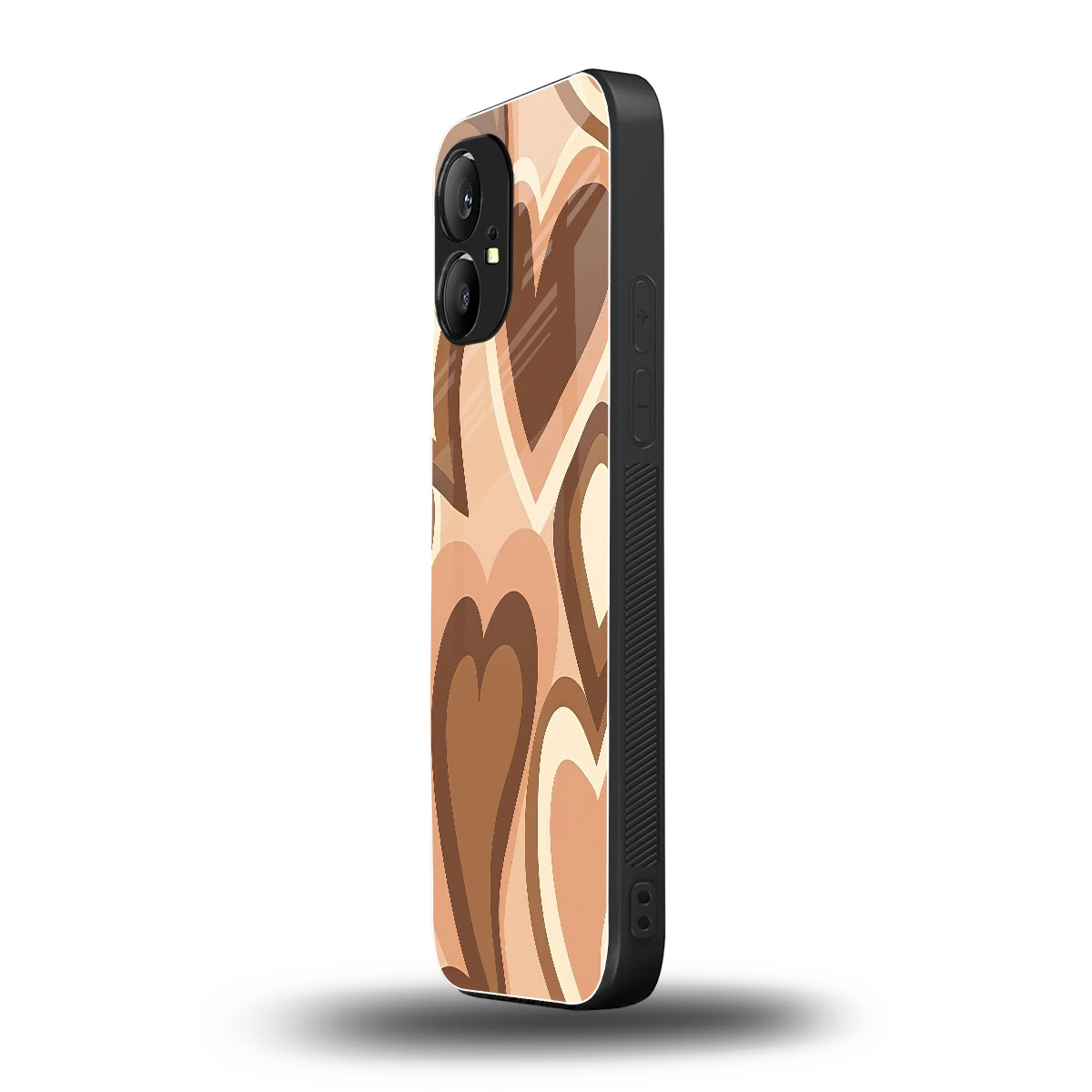 Cocoa Heartbeat nothing phone 1 mobile cover | shockproof glass phone case