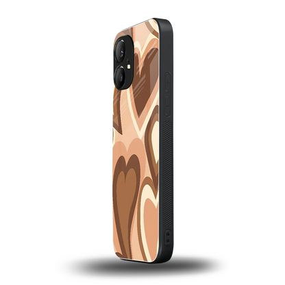 Cocoa Heartbeat nothing phone 1 mobile cover | shockproof glass phone case